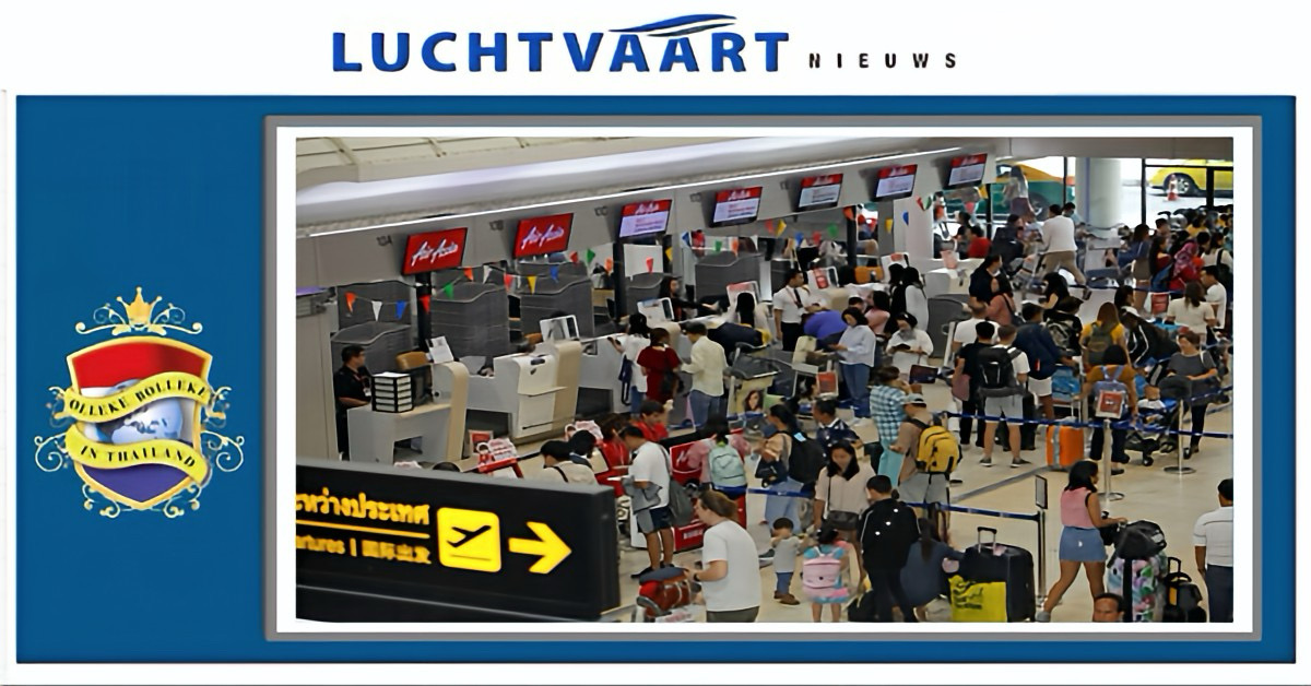 Vliegveld Don Mueang in Bangkok raadt Songkran-reizigers aan om 3 uur van tevoren te komen