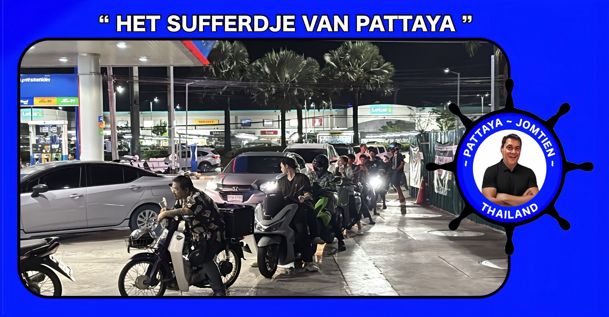 Onrust bij brandstofpompen in Pattaya na flinke prijsstijging.