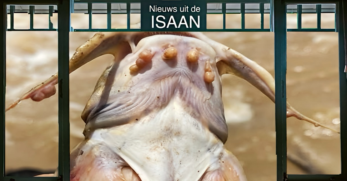 Lokale vissers langs de Mekong in Noordoost-Thailand slaan alarm nadat meerdere vissen met ongebruikelijke afwijkingen zijn gevangen.