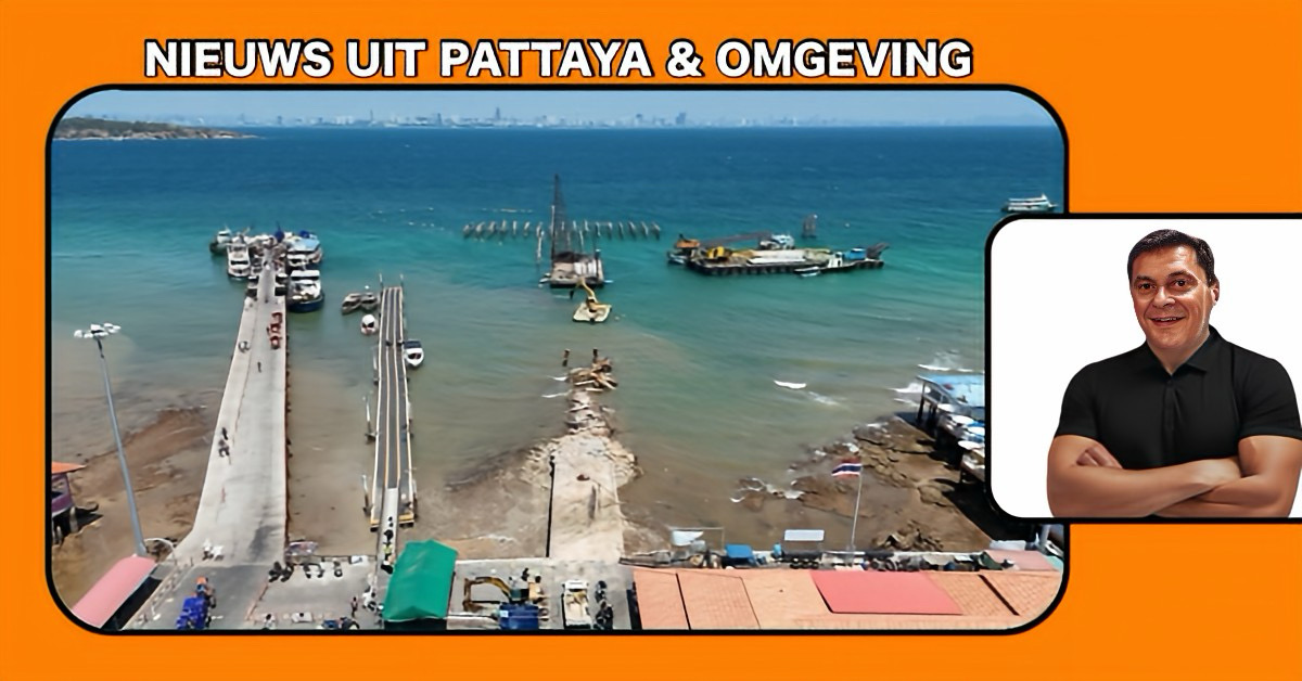 Sloop en herbouw van pier op Koh Larn bij Pattaya, wat betekent dit voor bootverkeer in het hoogseizoen?