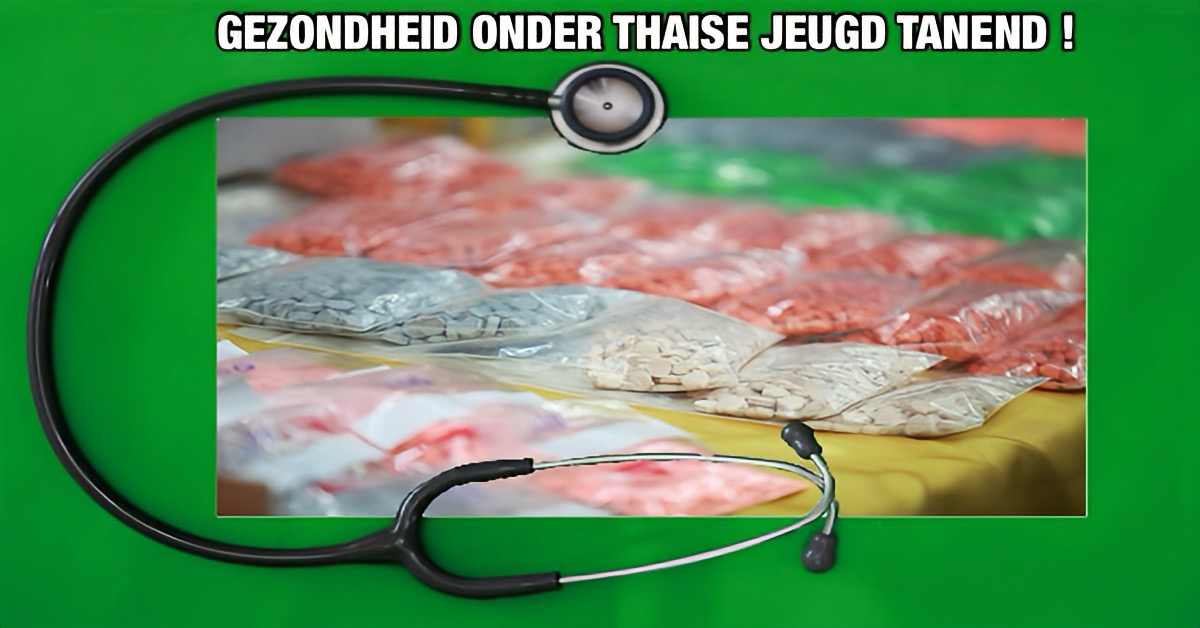 Het drugsgebruik en geestelijke gezondheid onder jongeren in Thailand laat een verontrustende stijging zien.