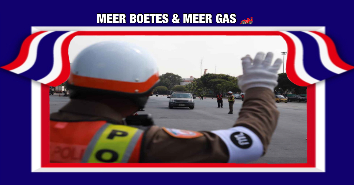 Bevolking van Thailand steunt de strengere verkeersboetes, maar niet voor snelheidsovertredingen.