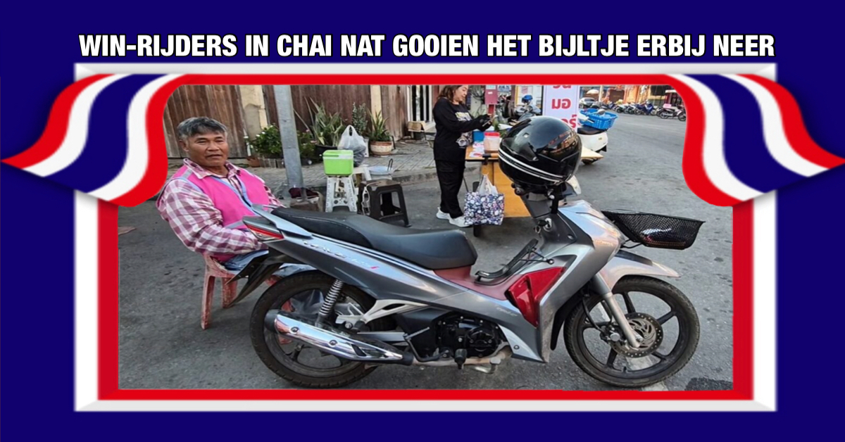 Hoge benzineprijzen in Thailand houden de win-rijders in Chai Nat op hun standplaats.