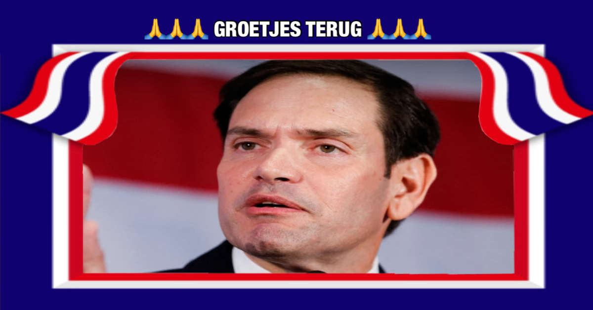De Amerikaanse minister van Buitenlandse Zaken, Marco Rubio stuurde een Songkrangroet naar Thailand, wat een blijk van verbondenheid zou (kunnen) betekenen.