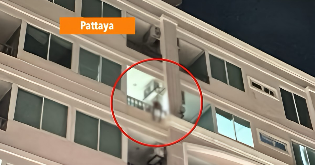 Schokkend tafereel in Pattaya, buitenlander bungelt dood aan een balkon in Jomtien.