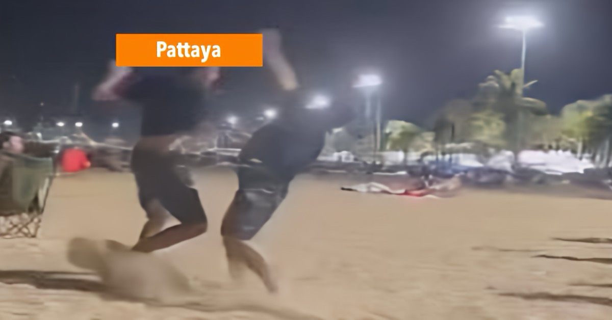 Thaise man wordt door toerist aangevallen na waarschuwing over marihuanaroken in Pattaya.