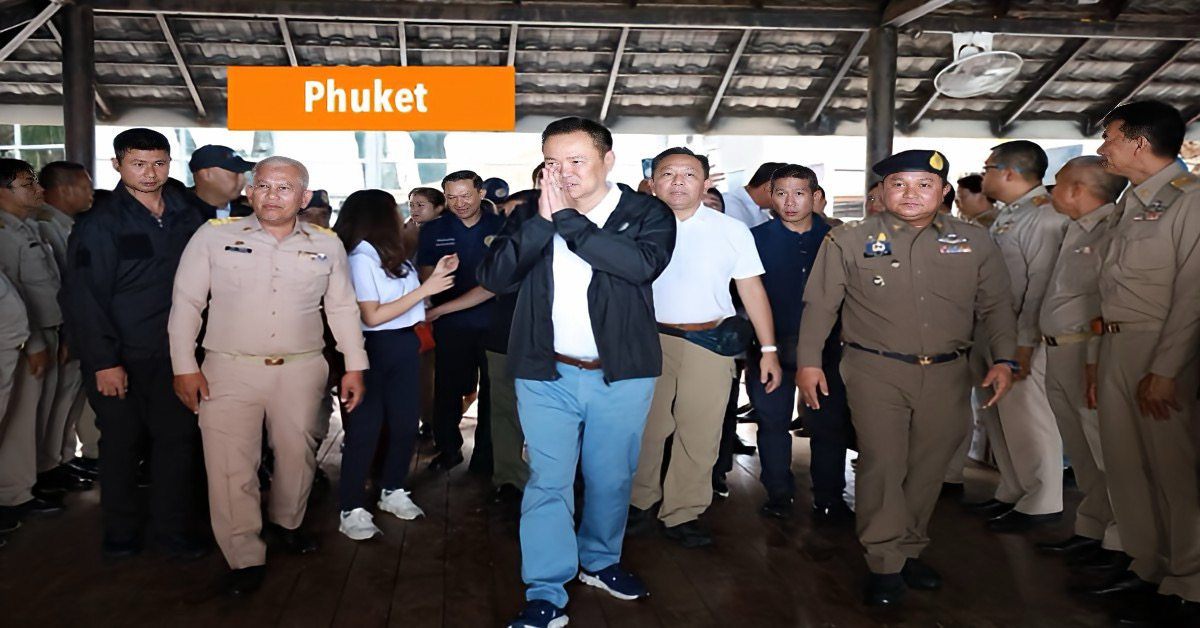 Premier Anutin reist af naar Zuid-Thailand om orde op zaken te stellen.