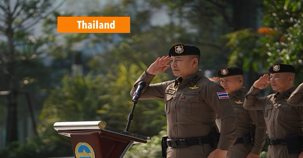 Thailand introduceert digitale regels voor politie-influencers, met zit je dasje recht en zijn je schoenen gepoetst!
