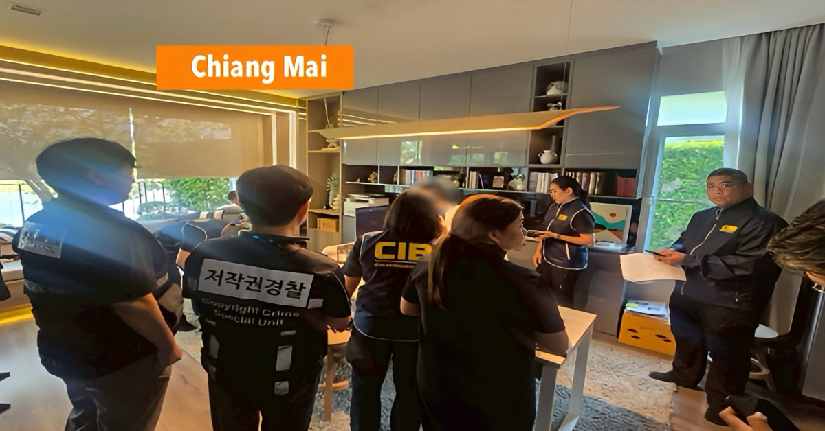 Thaise en Maleisische politie ontmantelen in Noord-Thailand een internationale IPTV-piraterij bende.