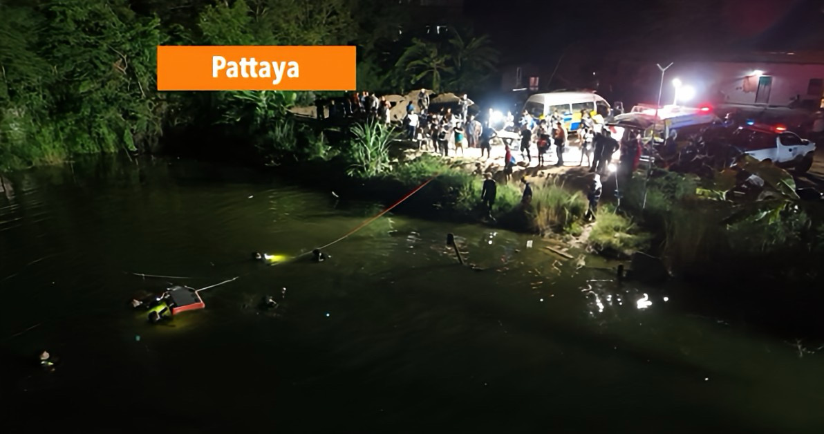 60-jarige Thaise vrouw verdrinkt onder het oog van haar man in Pattaya.