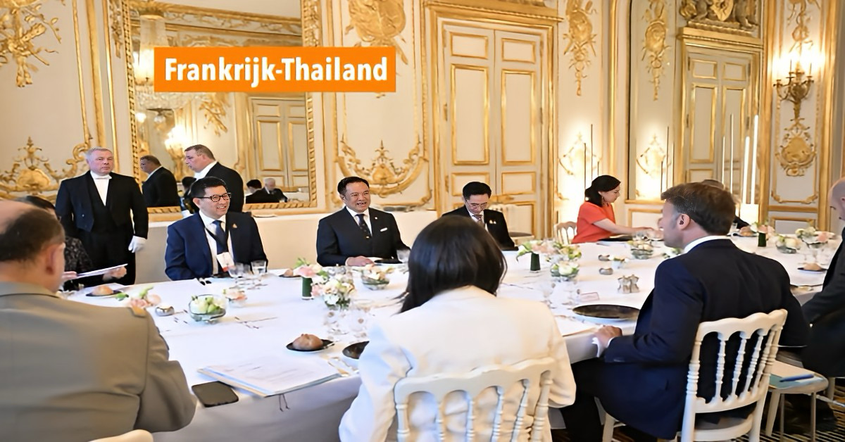 Frankrijk en Thailand sluiten strategisch partnerschap om economie en cyberveiligheid te versterken.