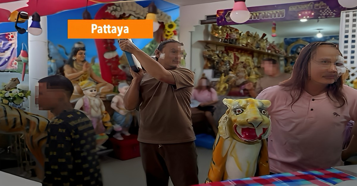 Vijf geldschieters vernielen de woning van ‘Professor Kaeng’ in Pattaya na het niet tijdig betalen van een miezerige bedrag van 3.000 baht.