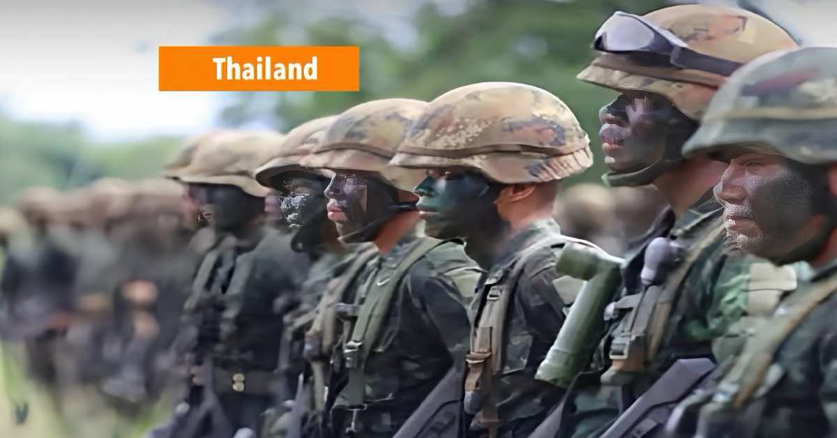 Thailand versterkt defensie te midden van escalerende spanningen met Cambodja.