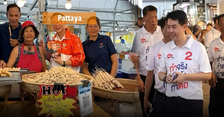 Verkiezingskoorts in Pattaya, de strijd om het burgemeesterschap wordt met de dag intensiever.