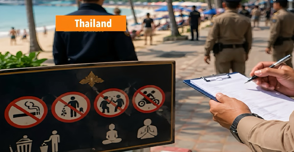 Thailand verhoogt de druk op toeristen die wangedrag vertonen.