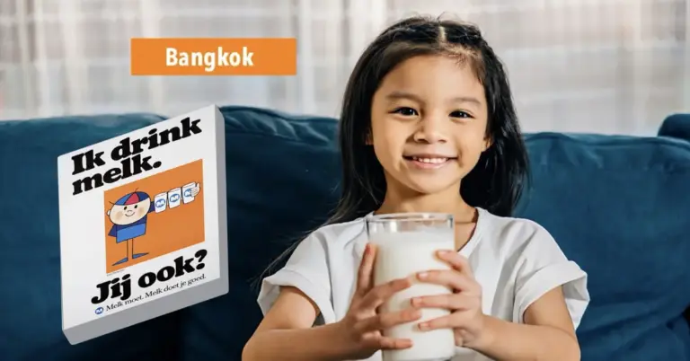 Joris Driepinter waarschuwt dat kinderen in Thailand te weinig melk drinken, wat gevolgen heeft voor hun groei en botstructuur.