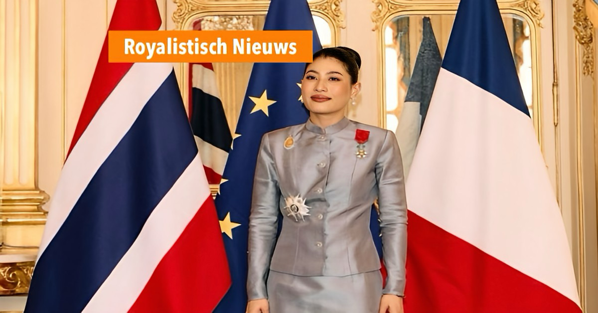 Prinses Sirivannavari van Thailand ontving een Franse onderscheiding