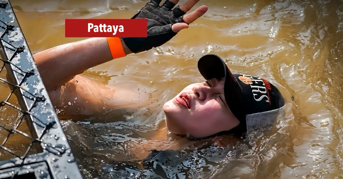 Pattaya stond dit weekend in het teken van modder, klauterwerk en vrolijke pijn!