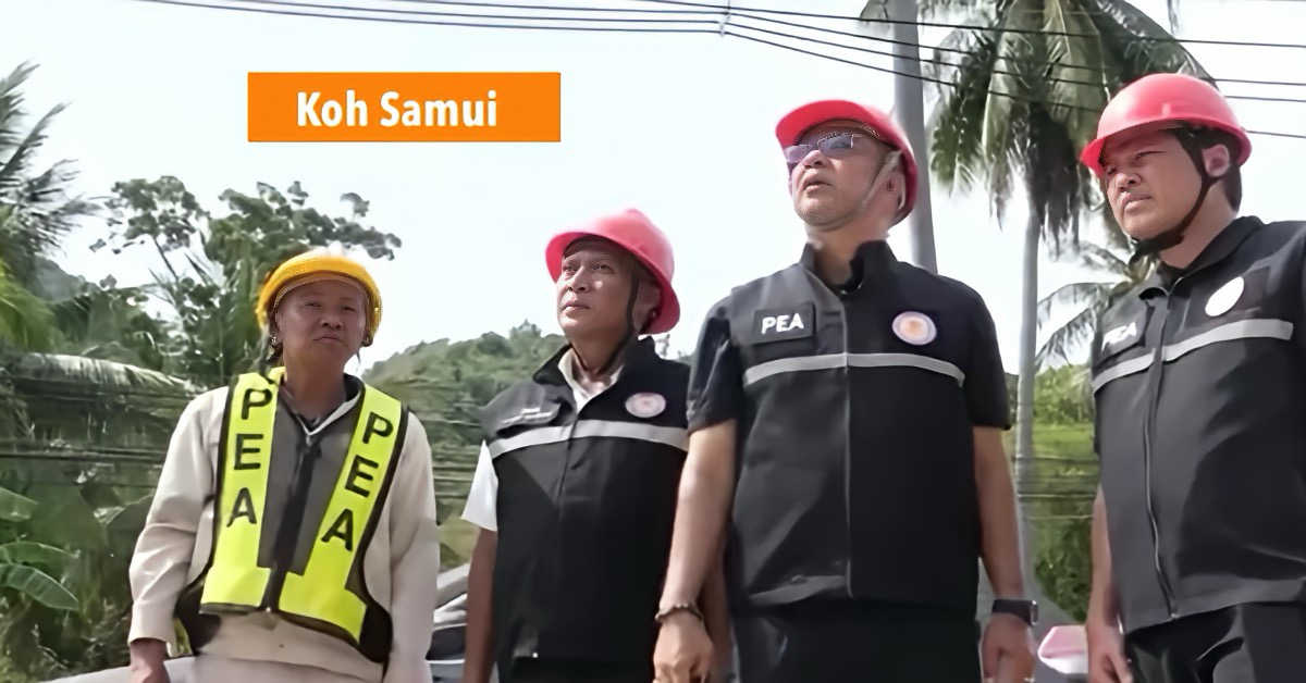 De PEA op Koh Samui moderniseert het elektriciteitsnet ter ondersteuning van de toeristische groei.