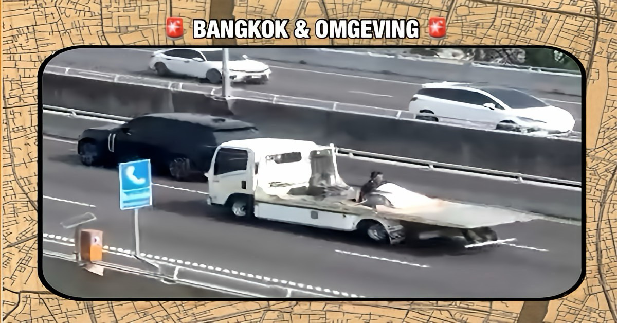 Konvooi exceptional vervoert 300 kilo zware patiënt met spoed naar ziekenhuis in Bangkok.