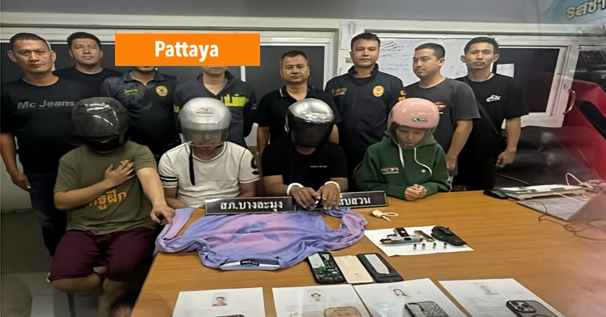 UPDATE: Bende in Pattaya binnen 24 uur gearresteerd voor dodelijke schietpartij, veroorzaakt door ziekelijke jaloezie.