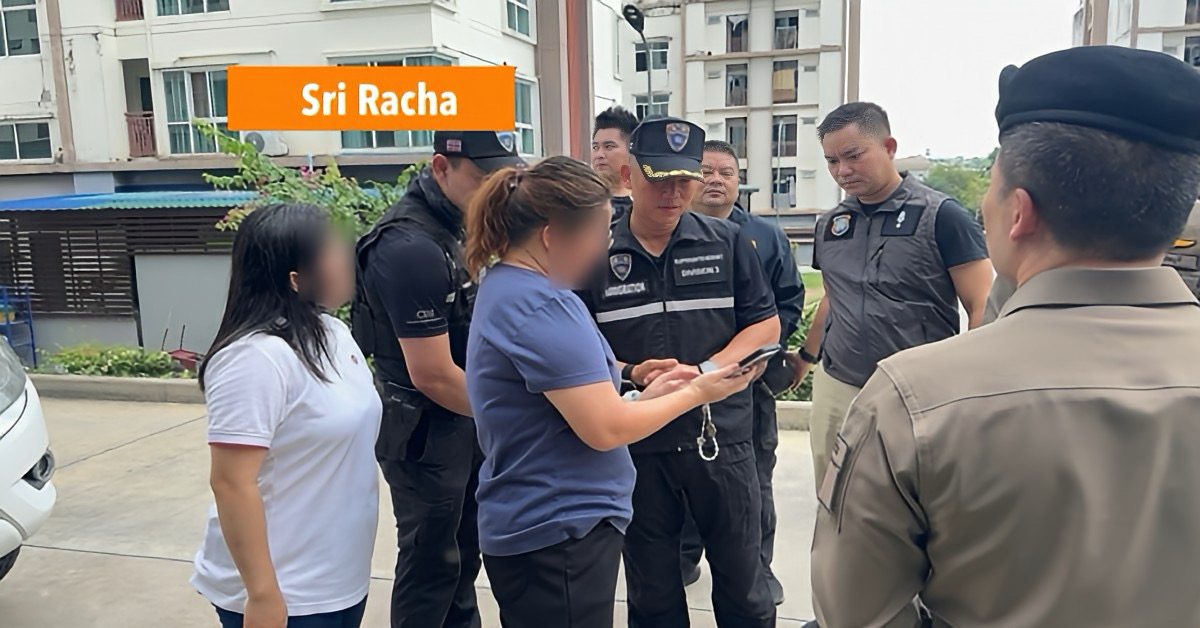 Grote actie van de immigratiedienst in Chonburi: 800 Chinese bewoners gecontroleerd, 100 van hen zijn bekeurd.