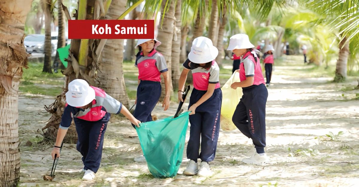 Koh Samui streeft naar een “afvalvrij eiland” door middel van een samenwerking tussen Makro-Lotus en de gemeente.