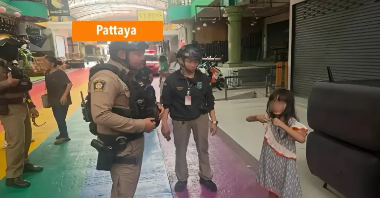 Twee kinderen ontsnappen ternauwernood aan brand in Jomtien Complex in Pattaya.