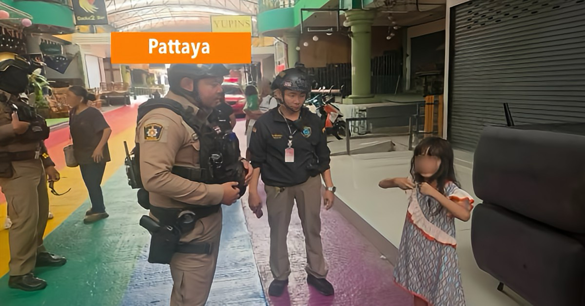 Twee kinderen ontsnappen ternauwernood aan brand in Jomtien Complex in Pattaya.