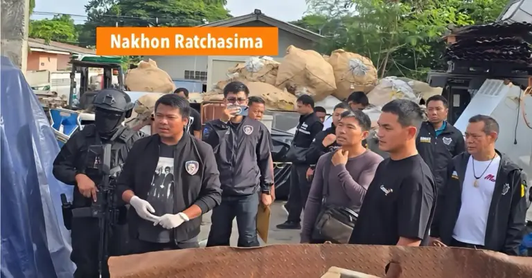 Politie rolt in Noordoost-Thailand crimineel netwerk op na tientallen diefstallen van kabels ter waarde van meer dan 10 miljoen baht.