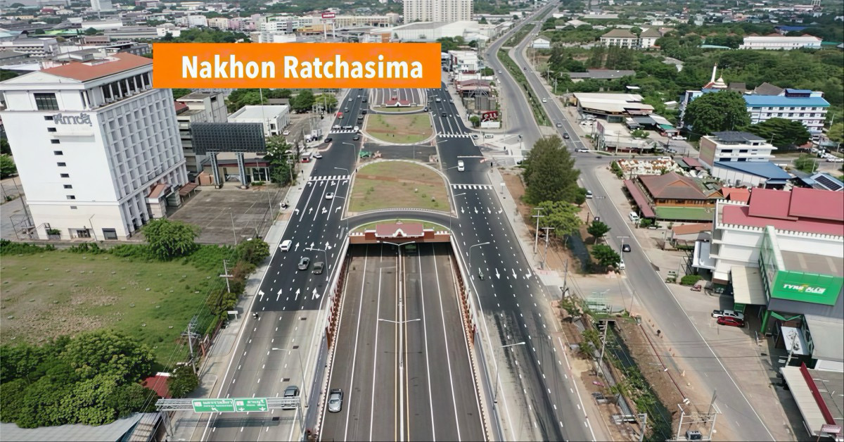 De in Noordoost-Thailand gelegen provincie Nakhon Ratchasima opent morgen twee nieuwe tunnels.