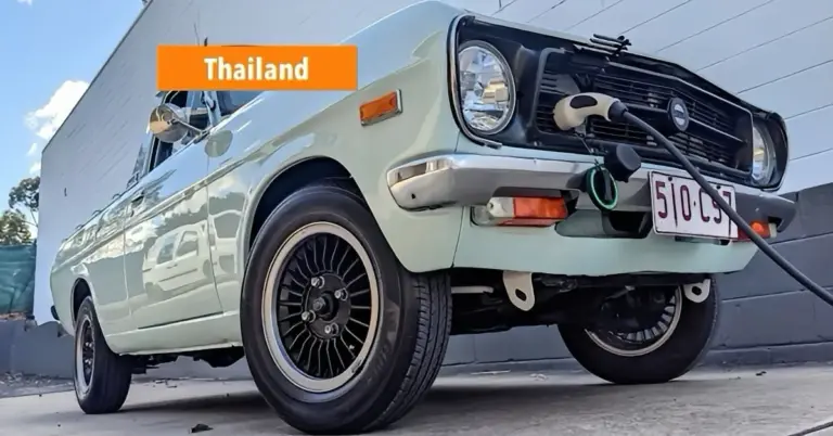 Thailand boort een nieuwe nichegroeisector aan, door oude auto’s om te bouwen naar EV’s.