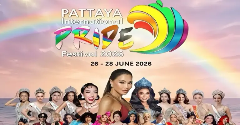 Parade van trots, Pattaya viert diversiteit van mensen in Oost-Thailand.