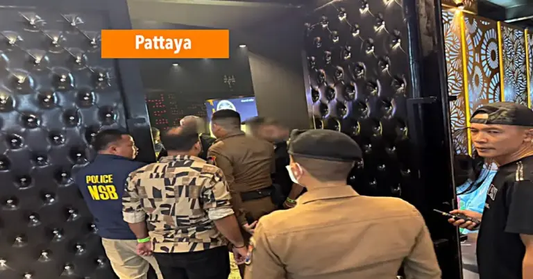 In een spectaculaire nachtelijke actie sloegen DSI-agenten samen met de politie van Pattaya toe: in de Walking Street stormden zij een Indiase nachtclub binnen.