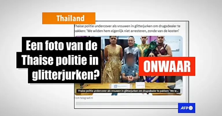 AI-plaatje van politieagenten in Thailand als dansers gaat viral en iedereen w.o. ook jullie nieuwsbeer trapt erin!