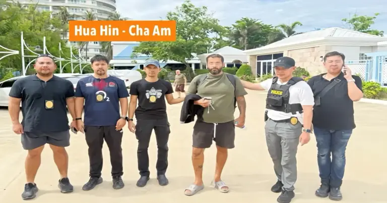 Politie pakt in Centraal-Thailand 33‑jarige Fransman op voor vermeende Ponzi‑zwendel.