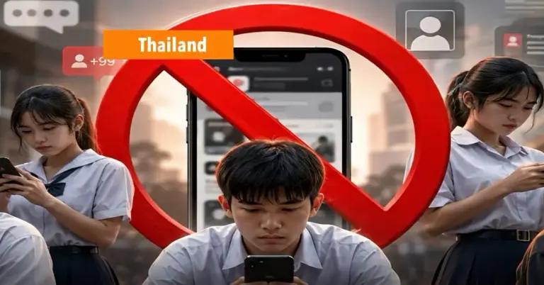 In Thailand wordt een verbod op sociale media voor jongeren onder de 16 jaar overwogen.