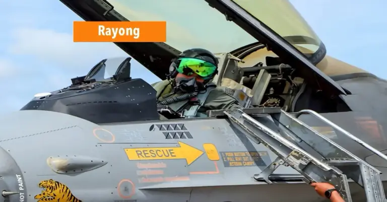 Luchtmacht Thailand verhoogt de paraatheid op vliegveld U-Tapao.
