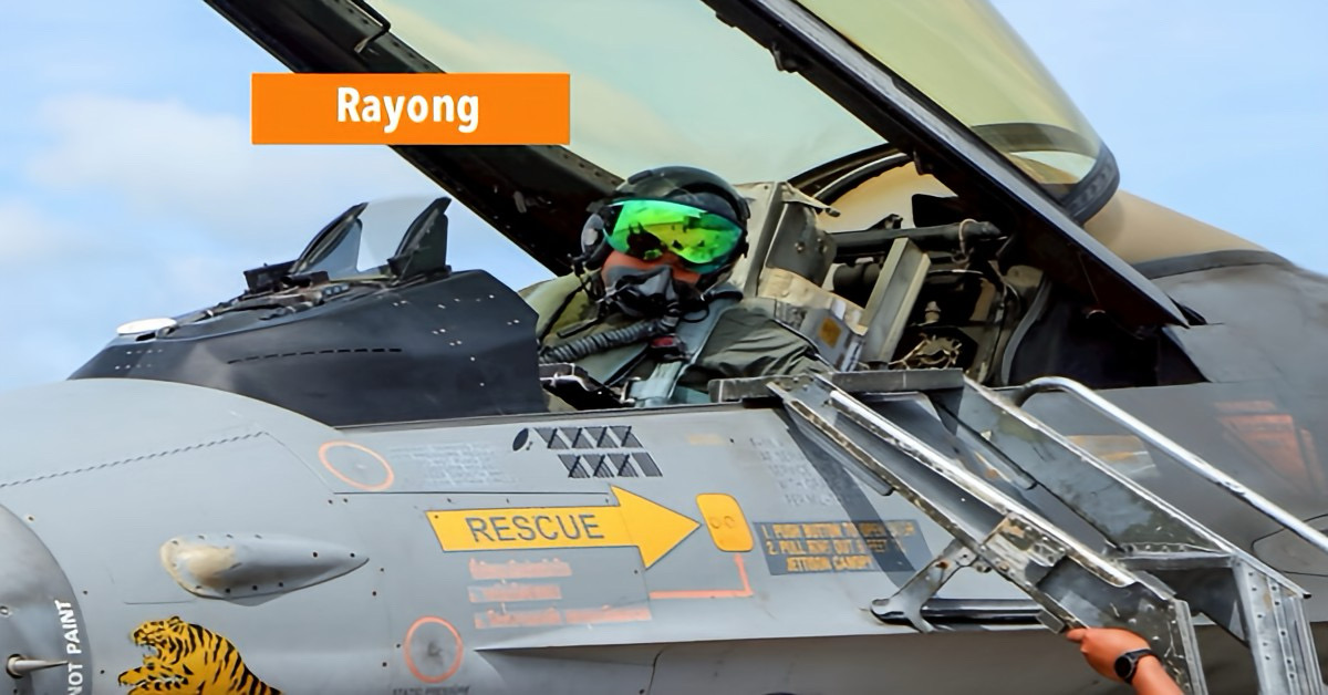 Luchtmacht Thailand verhoogt de paraatheid op vliegveld U-Tapao.