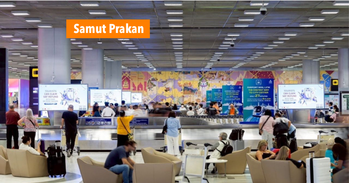 Op vliegveld Suvarnabhumi in Thailand richten de bagagescanners zich op explosieven, niet op drugs?