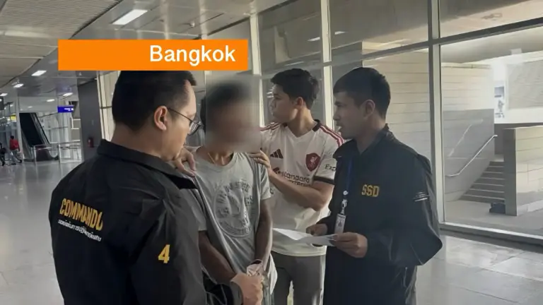 Een 23-jarige man uit Pattaya is gearresteerd omdat hij zijn bankrekeningen zou hebben verhuurd aan fraudeurs die zich voordeden als medewerkers van DSI.