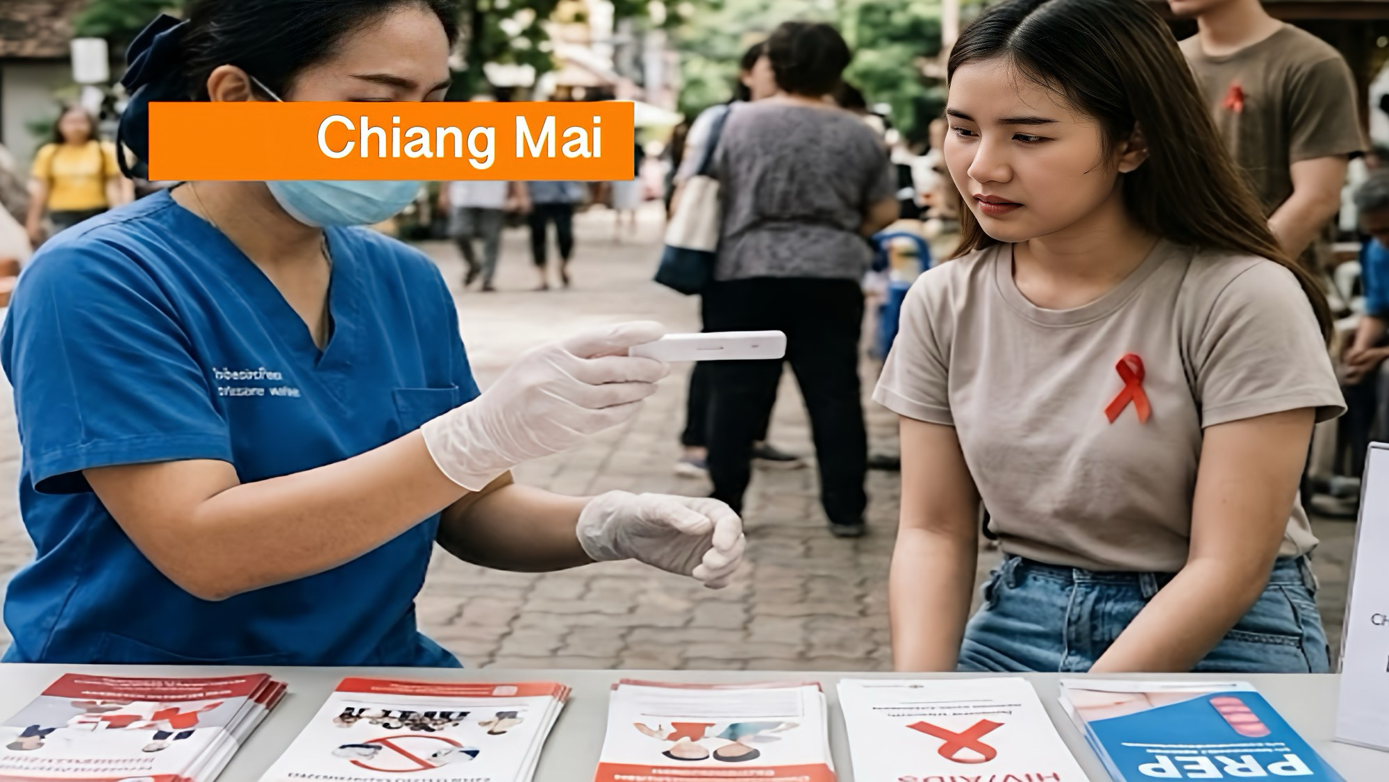 Het Hiv-infecties in Noordoost-Thailand stijgt gestaag, in Chiang Mai zelfs met bijna twee nieuwe gevallen per dag.