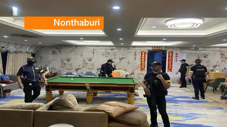 Een luxe hotel in Thailand bleek de dekmantel voor een illegale gok-, drugs- en prostitutiehub, welke gericht was op Chinese klanten.