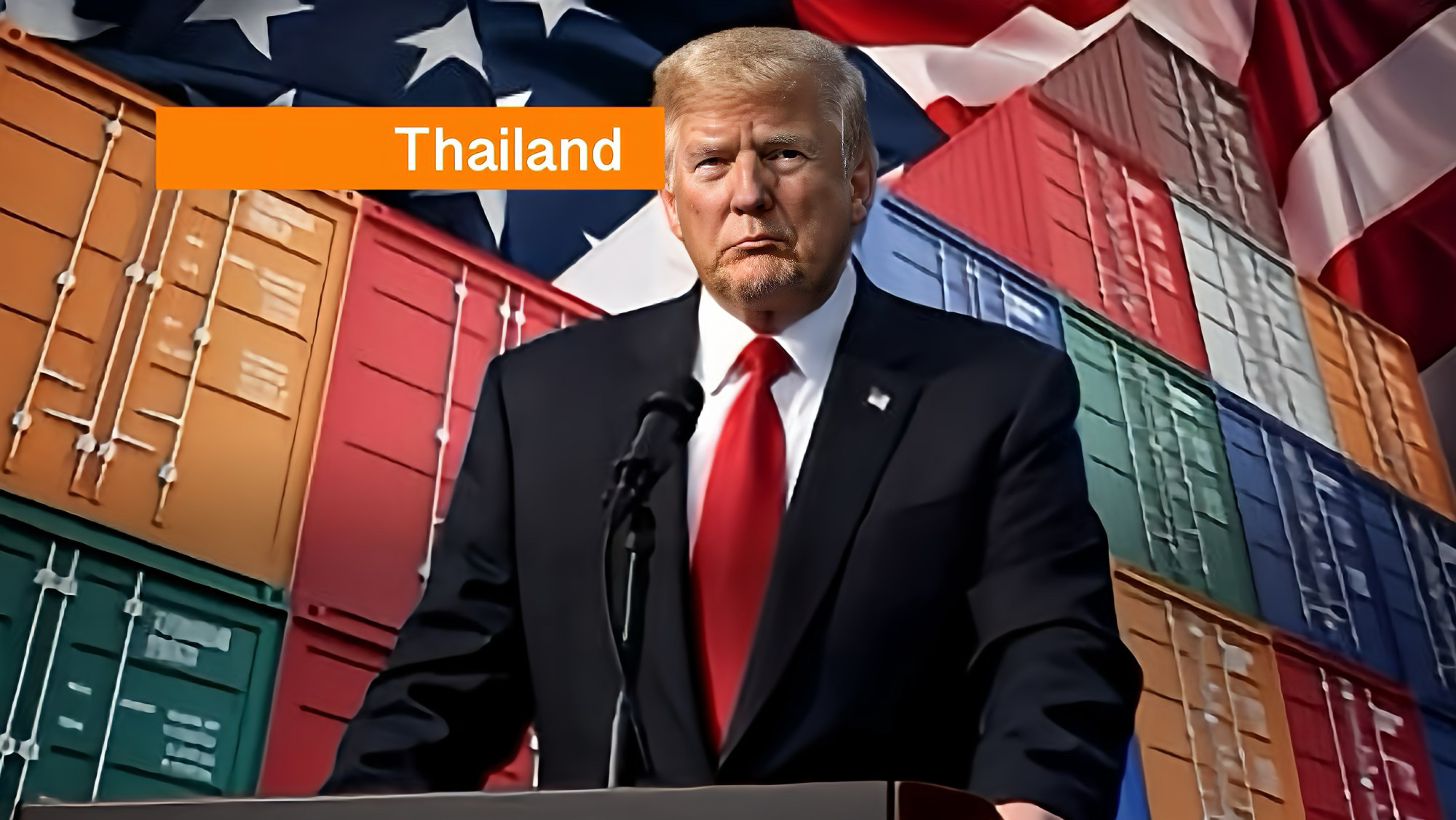 De VS hebben een nieuwe reeks importheffingen voor 60 landen aangekondigd waarbij Thailand te maken krijgt met een tarief van 12,5%, met als reden dwangarbeid