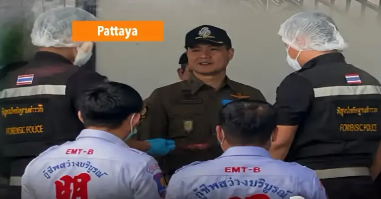Dodelijk steekincident in Pattaya; 33‑jarige Brit sterft aan meerdere steekwonden zijn 20‑jarige vriendin is opgepakt.