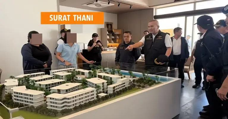 Autoriteiten doorzoeken in Zuid-Thailand vijf locaties om stromanconstructies te onderzoeken.