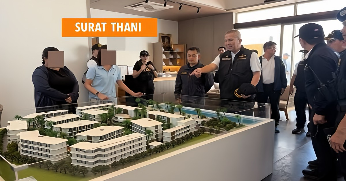 Autoriteiten doorzoeken in Zuid-Thailand vijf locaties om stromanconstructies te onderzoeken.
