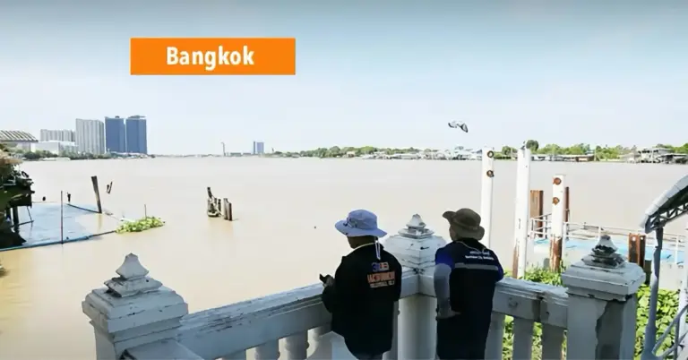 De hoofdstad van Thailand moet zich voorbereiden op overstromingsgevaar, het DDPM waarschuwt voor hoge vloedgolven.