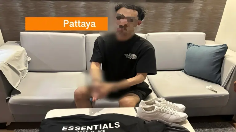 Het boefje dat eergisteren een goudwinkel in Pattaya beroofde, is aangehouden, hij ondernam deze actie om zijn gokschulden af te betalen.