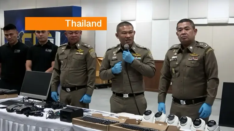 Thailand ontmantelt een crimineel netwerk dat op gewiekste wijze creditcardgegevens stal.